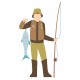 sticker muraux pecheur petit