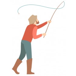 sticker pecheur muraux