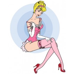 stickers mural pin up