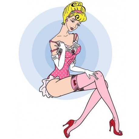 stickers mural pin up
