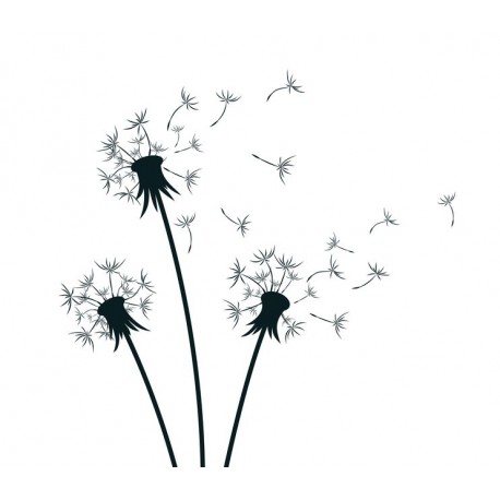 sticker muraux pissenlit design
