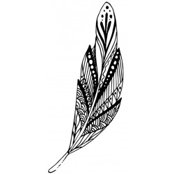 autocollant muraux plume chambre