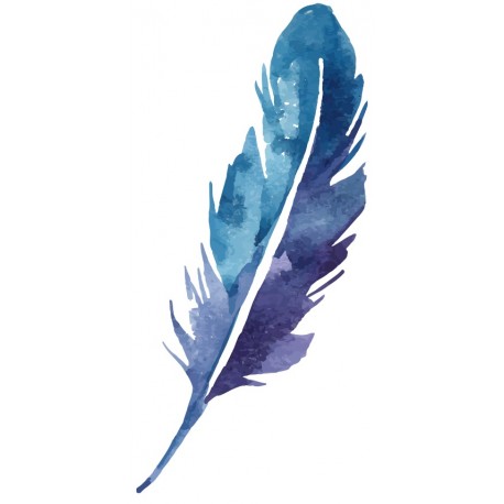 autocollants muraux plume pas cher