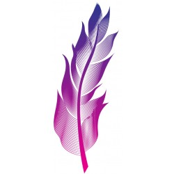 autocollants plume muraux pas cher chambre