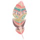 stickers mural decoratif plume