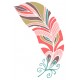 stickers mural geant plume