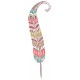 stickers mural plume chambre pas cher