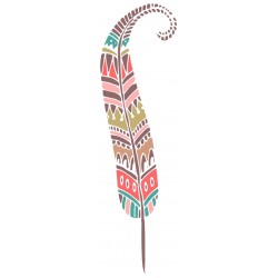 stickers mural plume chambre pas cher