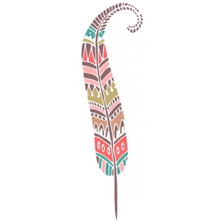 stickers mural plume chambre pas cher