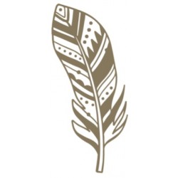 stickers mural plume design