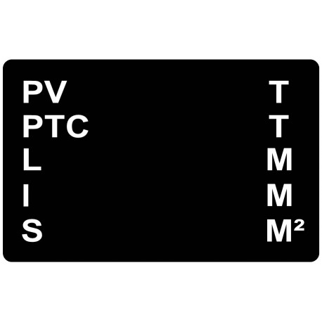 Autocollant Plaque de TARE personnalise