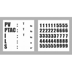 Autocollant TARE utilitaire