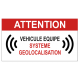 Sticker GPS alarme utilitaire