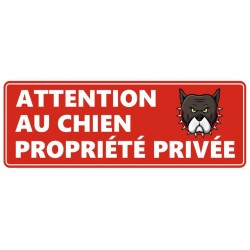 Pencarte attention au chien