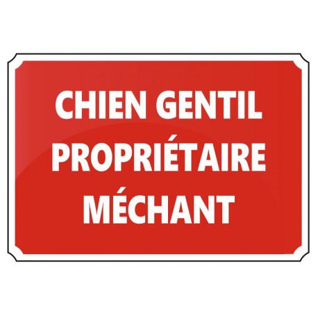 Panneau attention je monte la garde