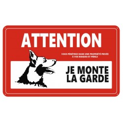 Autocollant en cas d'incendie sauvez mon chien