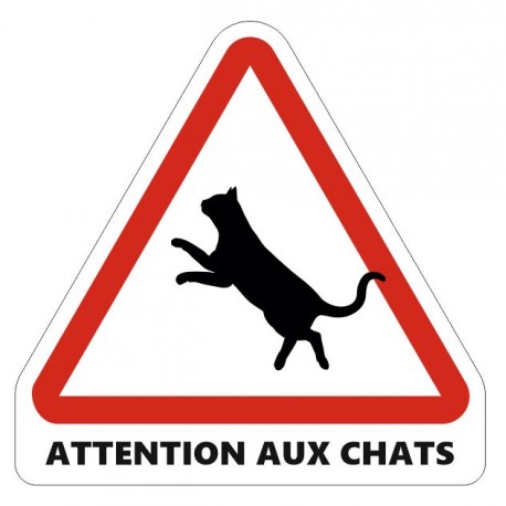 Plaque attention je monte la garde