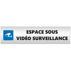 Panneau batiment sous surveillance video Loi 6 janvier 1978
