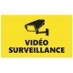 Autocollant etablissement videosurveillance