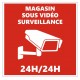 Autocollant videosurveillance