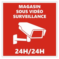 Autocollant videosurveillance