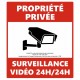 Panneau video surveillance 24h / 24
