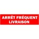 Autocollant livraison arrêt fréquent (vert)