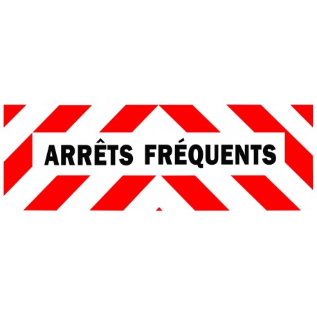Autocollant arrets fréquents original