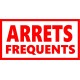 Autocollant arrets fréquents