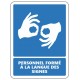 Autocollant site equipe braille