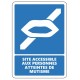 Autocollant site accessible aux personnes à mobilité réduite
