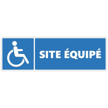 Autocollant site equipe aveugle