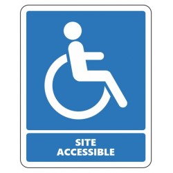 Autocollant handicape rampe