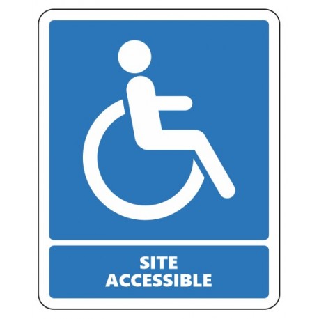 Autocollant handicape rampe