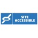 Panneau site accessible au PMR