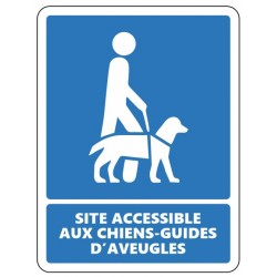 Autocollant site accessible aux personnes atteinte de surdites