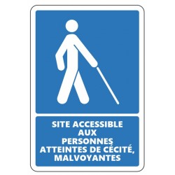 Autocollant site accessible troubles cognitifs