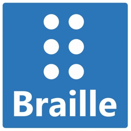 Panneau braille