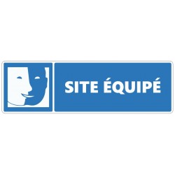 Autocollant picto chien guide autorisé