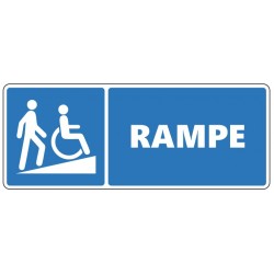 Autocollant rampe PMR