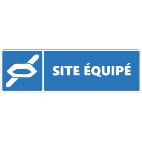 Panneau site équipé pour lecture labiale