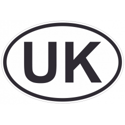 Autocollant UK (united kingdom)