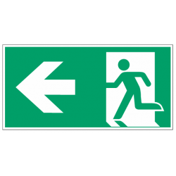 Autocollant issue de secours gauche (REFI033)
