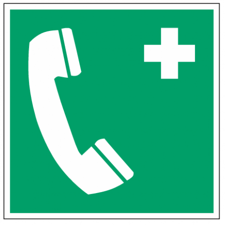 Panneau E004 – Téléphone de secours et premiers secours