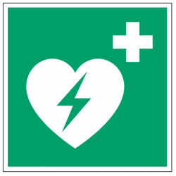 Sticker défibrillateur