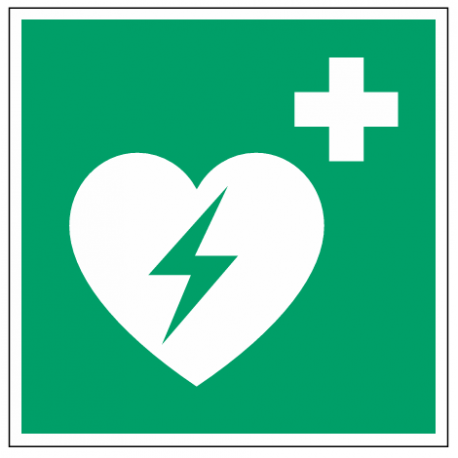 Sticker défibrillateur