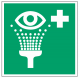 Panneau E011 lave-yeux station de rinçage oculaire sécurité laboratoire
