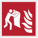 Panneau F016 couverture anti-feu sécurité incendie extincteur
