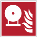 Panneau F013 extincteur incendie fixe signalisation sécurité ISO 7010