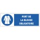 Panneau M059 blouse laboratoire obligatoire ISO 7010